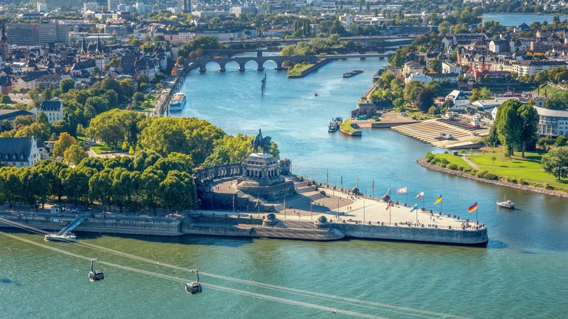 Koblenz, Rhendalen, Rüdesheim & Kloster Eberbach